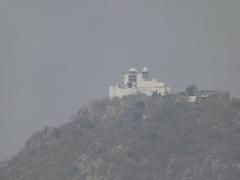 Panoramic view of Rajasthan cityscape featuring historical architecture