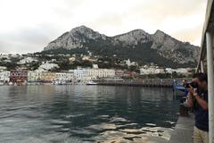 Marina Grande with Monte Solaro in the background