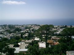 Monte Solaro in Capri panoramic view