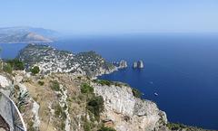 Monte Solaro view with clear skies and distant mountains