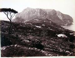 Capri - Mount Solaro from Tiberius' Palace by Giorgio Sommer