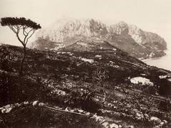 Monte Solaro viewed from Tiberio in Capri by Giorgio Sommer