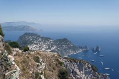 Capri view from Monte Solaro