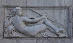 André Allar's La source du Paillon sculpture on Promenade des Anglais in Nice