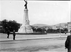 Monument de l'annexion in Nice, April 1904, captured by Eugène Trutat.