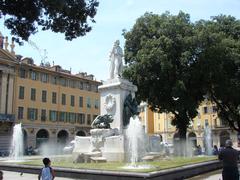 Giuseppe Garibaldi statue in Nice, France