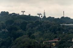 View from Monument a Colom in Barcelona