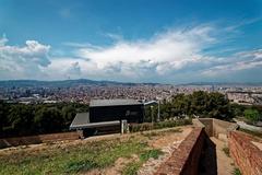 Panorama view over Barcelona from Montjuïc Castle 1799 by Juan Martin Cermeño