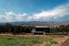 Panorama view over Barcelona from Montjuïc Castle