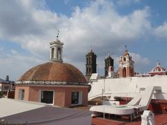 Cúpula del Templo de San Juan de Letrán from Museo Amparo terrace