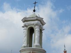 Dome of the Temple of San Juan de Letrán from the terrace of Museo Amparo