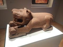 Nahua sculpture of a reclining feline