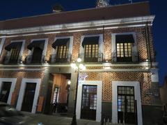 Museo Amparo at night