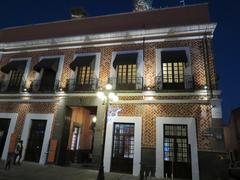 Museo Amparo at night