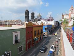 Catedral desde la terraza del Museo Amparo