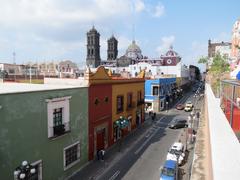 Catedral desde la terraza del Museo Amparo