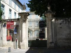 Entrance of Musée Angladon in Avignon