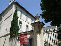 Façade of the former Hôtel de Massillan in Avignon