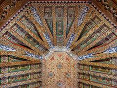 Decorated roof in Dar Si Said Museum