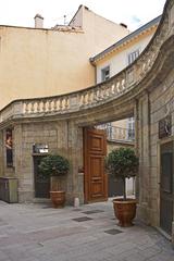 Entrance to Musée Hyacinthe Rigaud in Perpignan