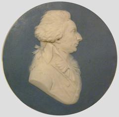 Louis-Michel Lepeletier de Saint-Fargeau bust in relief, ivory on porcelain