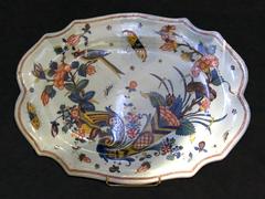 18th century Rouen faience plate