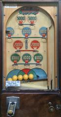 Hoops game at Musee Mecanique