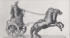 Ancient chariot depiction at the Charterhouse of San Martino