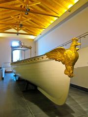 Royal boat exhibit in Museo di San Martino Naples