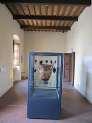 Interior of archaeological museum in Arezzo, Italy