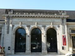 Entrance of the Périgord Museum of Art and Archaeology in Périgueux, France