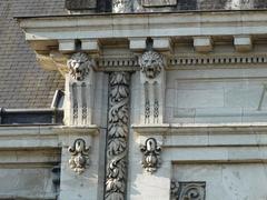 Entrance decor of the Museum of Art and Archaeology of Périgord in Périgueux