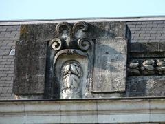 Entrance decor of the Museum of Art and Archaeology of Périgord in Périgueux