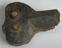 Iron dagger pommel, incomplete, Gallo-Roman period