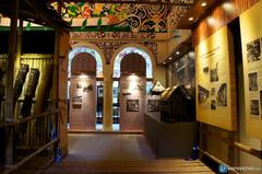 Interior of Longhouse Cultural Gallery of Sarawak State Museum