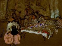 Personnages dans un intérieur painting by Édouard Vuillard, 1902