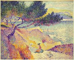 Henri-Edmond-Cross la baie de Cavalière painting