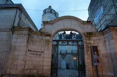 Entrance of Musée d'Échevinage in Saintes, France