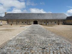 Entrance of the Museum of the French East India Company in Port-Louis Citadel, Morbihan