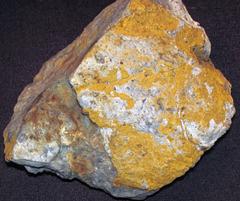 Auriferous volcanic rock from Little Annie Mine, Colorado