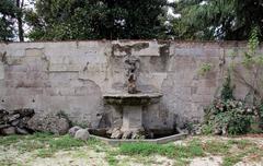 Villa Guinigi garden monument in Italy