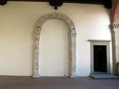 Villa Guinigi loggia with walled portal