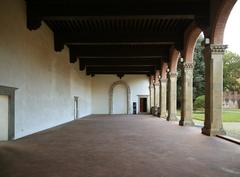 Villa Guinigi portico in Italy