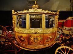 Coach for Napoléon's Wedding displayed at the Coach Gallery in Versailles