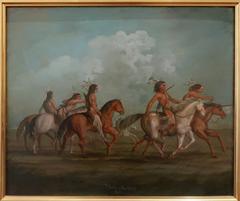 Plains Indians painting by George Catlin