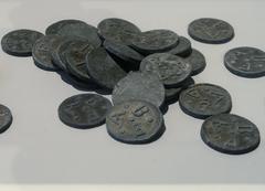 18th century residential tokens made of tin