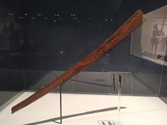 Macuahuitl on display at the Museo del Templo Mayor