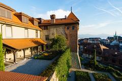 Building of the historical museum in Lausanne, Switzerland