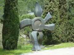 Grande Fleur sculpture at Musee Fernand Leger in Biot