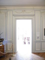 ornate wood paneling details